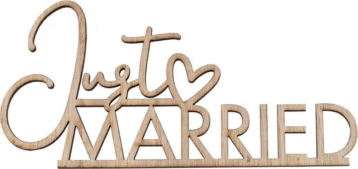 Actual product image Ginger Ray Décoration de table - Just Married