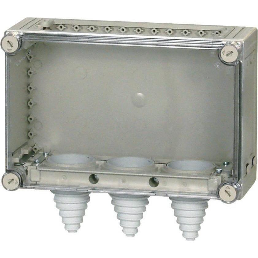 Eaton MOE KST43-125 VerteilergehÃ¤use 375x250mm T=125mm IP65, Elektronikzubehör + Gehäuse, Grau