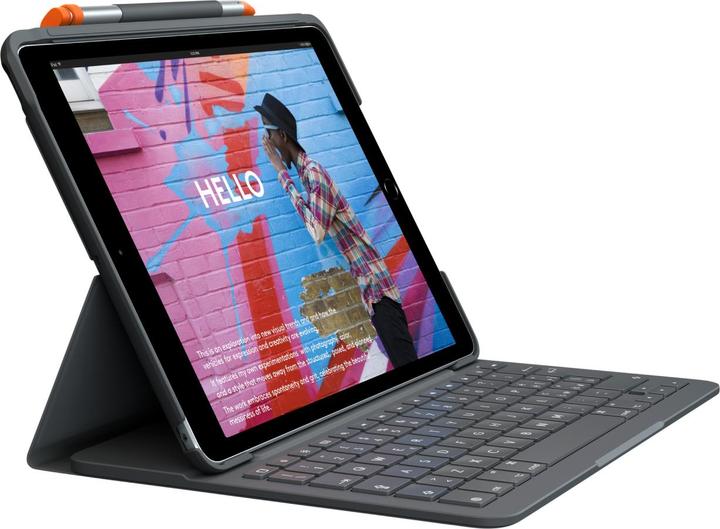 Actual product image Logitech Slim Folio (IT, iPad 2019 (7th gene), iPad 2020 (8. Gen), iPad 2021 (9th Gen))