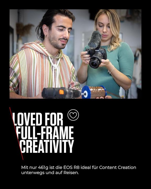 Actual product image Canon EOS R8 (EU) (24.20 Mpx, Full frame)