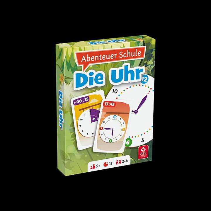 Productafbeelding ASS Altenburg 22572890 - Avonturenschool - De Klok, kaartspel 2+ spelers, vanaf 5 jaar (DE editie) (Duits, 2 - 10 Spelers)