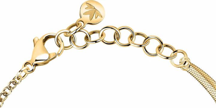 Immagine prodotto Morellato Bracciale doppio placcato oro con cristalli Torchon SAWZ05 (19 cm, Acciaio inossidabile)