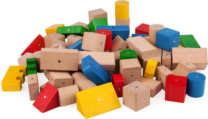 Image du produit Kooglo Blocs magnétiques en bois Couleur Basic
