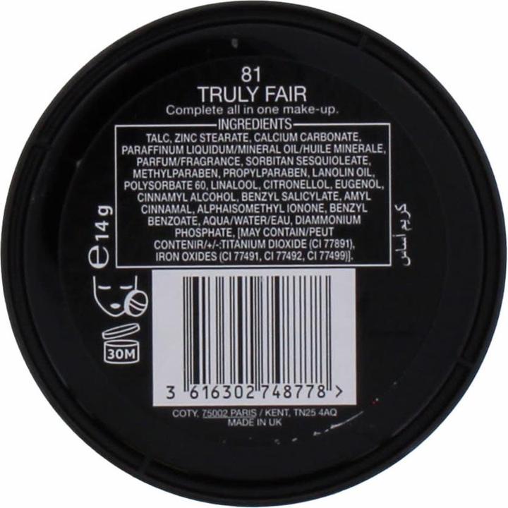 Image du produit Max Factor Creme Puff Powder - Poudre compacte 14 g 81 Truly Fair (L) (81 Vraiment équitable)