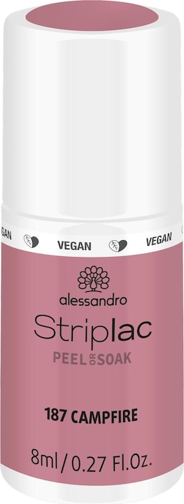 Produktbild Alessandro Striplac Peel or Soak off Campfire (187 Campfire, Gel-Effekt Nagellack)
