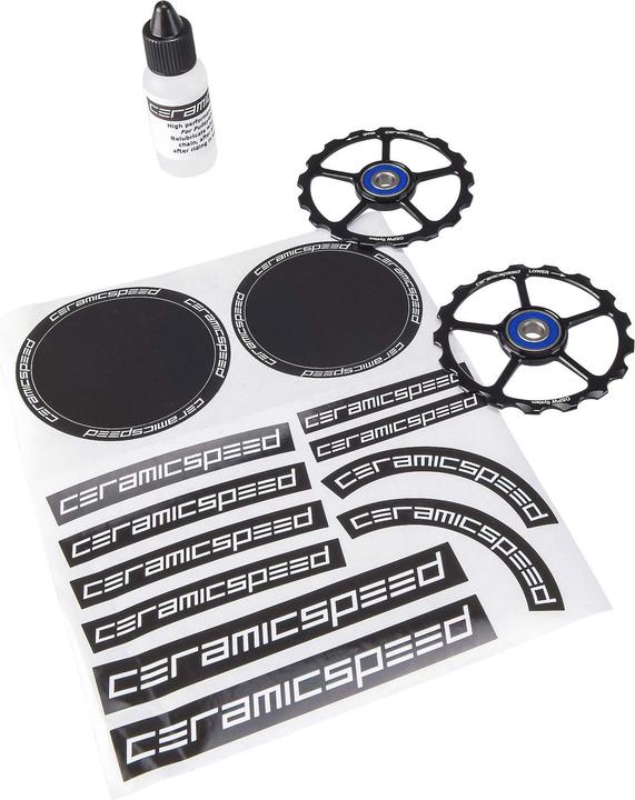 Actual product image Ceramicspeed OS Pulley Wheels (spare) Black Alloy
