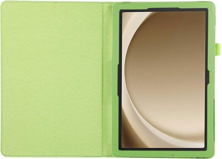 Actual product image Cover-Discount Galaxy Tab A9+ - Bi-fold stand case green (Galaxy Tab A9+)