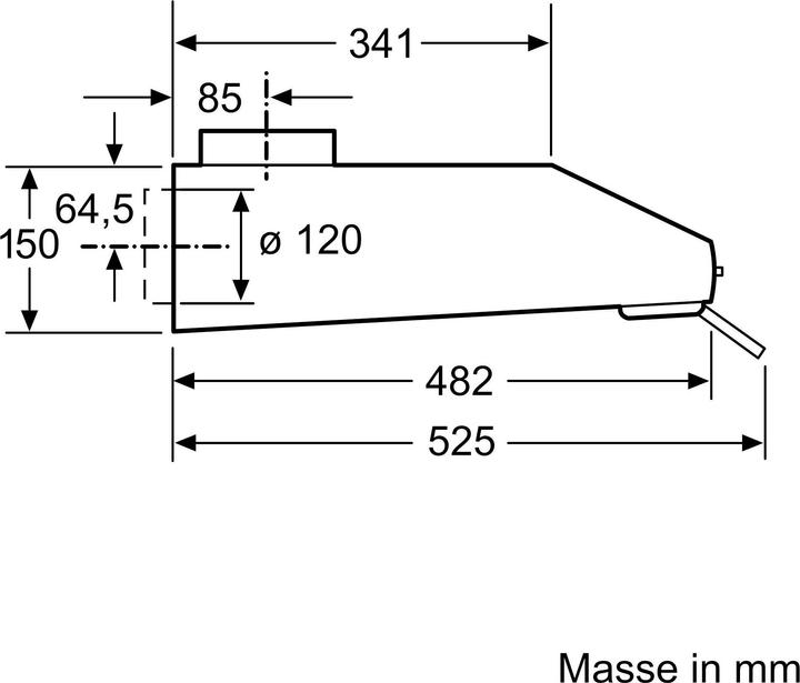 Image du produit Bosch Hausgeräte DUL62FA21 (Hotte à tiroir)