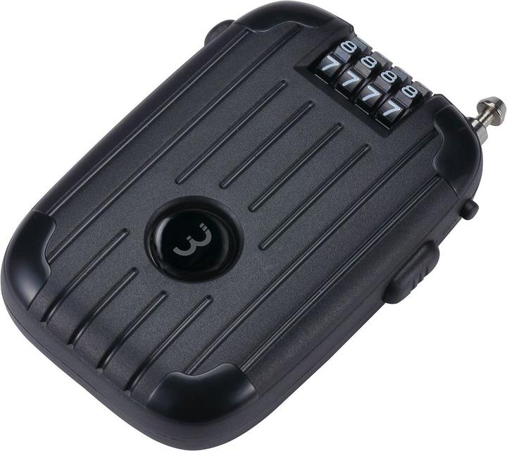 BBB Zahlenschloss MinicaseXL schwarz (180 cm)