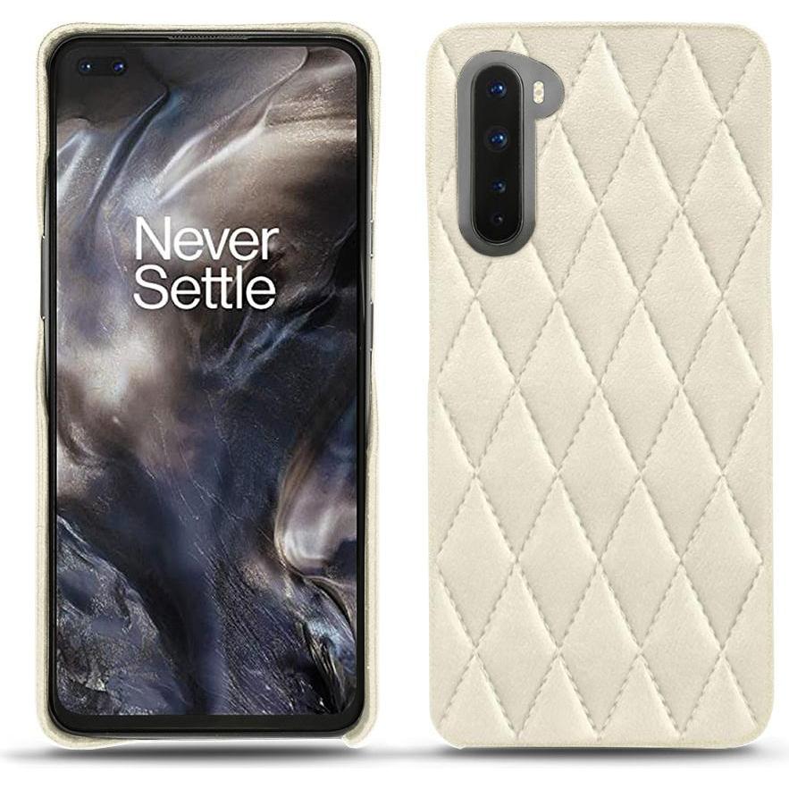 Thumbnail - Noreve Lederschutzhülle (OnePlus Nord), Smartphone Hülle, Weiss