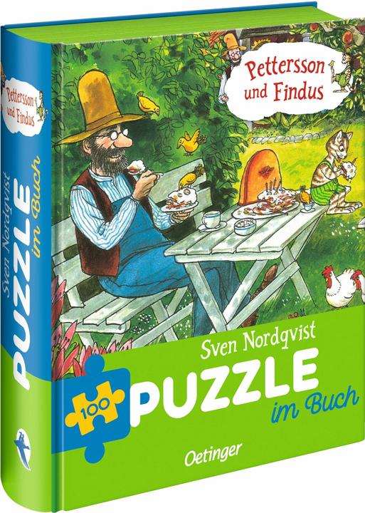 Immagine prodotto Puzzle di Pettersson e Findus nel libro (100 pezzi)