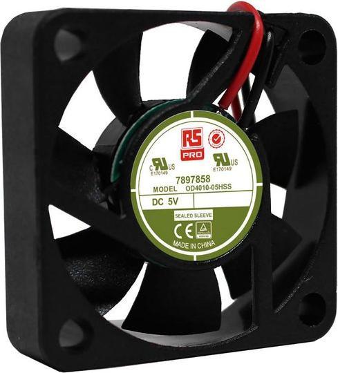 Actual product image RS PRO DC sealed sleeve axial fan 40x10mm 5Vdc (40 mm)