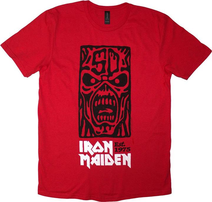 Iron Maiden Est. 1975 Stamp Logo Black