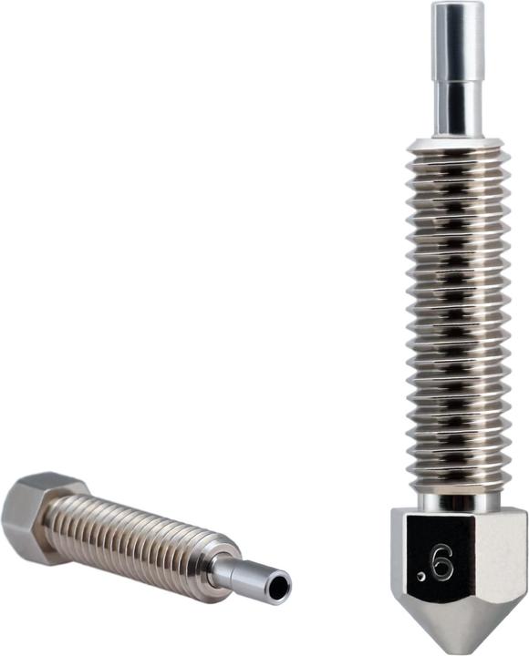 Actual product image MicroSwiss Micro Swiss Brass Plated Wear Resistant Nozzle for FlowTech™ Hotend (Blast pipe)