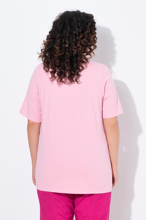 Produktbild Ulla Popken T-Shirt, A-Linie, V-Ausschnitt, Halbarm (58)
