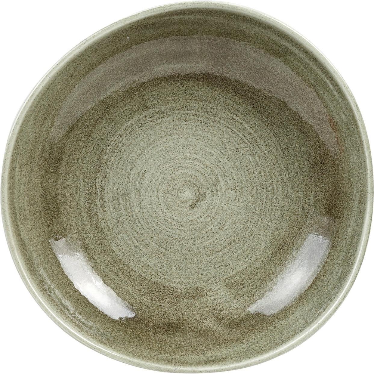 Churchill Stonecast Patina Teller, Teller, Grün