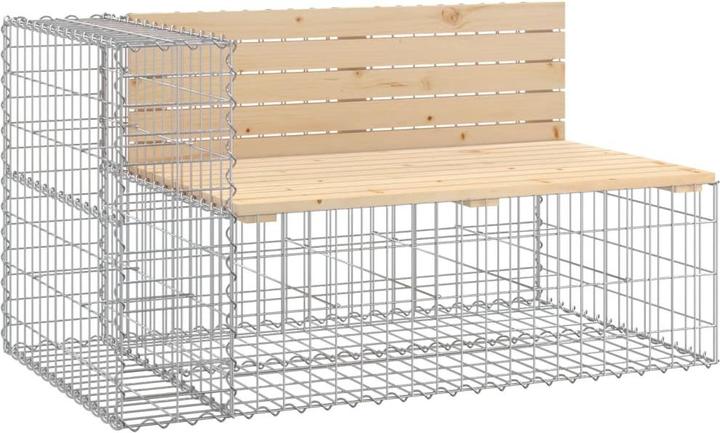 Produktbild vidaXL Gartenbank mit Gabione