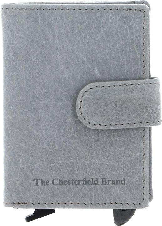 Immagine prodotto The Chesterfield Brand Portacarte di credito Antique Buff con protezione RFID in pelle 7 cm