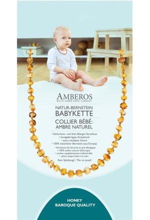 Actual product image Amberos Nature Amber necklace Baroque