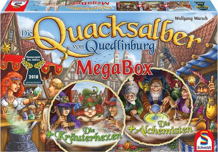 Produktbild Schmidt Spiele Quacksalber Mega Box (Deutsch, 2 - 4 Spieler)