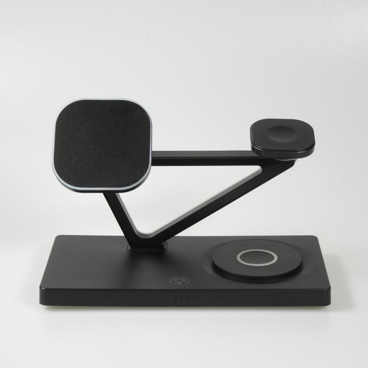 Produktbild PhoneLook 5 in 1 Magnetische Ladestation 15W Wireless Charging mit MagSafe Touch Control LED Nachtlicht (15 W)