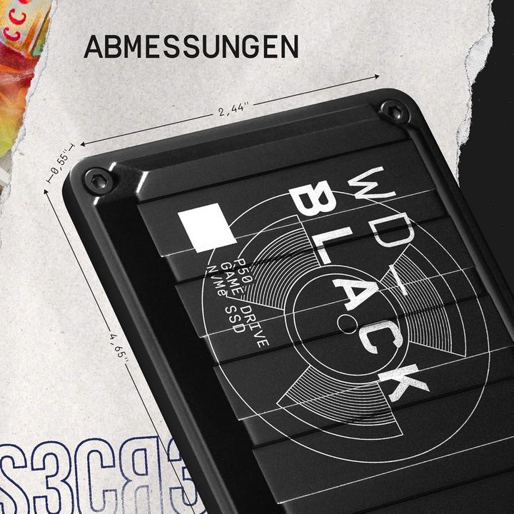 Produktbild WD Black P50 Game Drive Call of Duty: Black Ops Cold War Edition (1 TB)