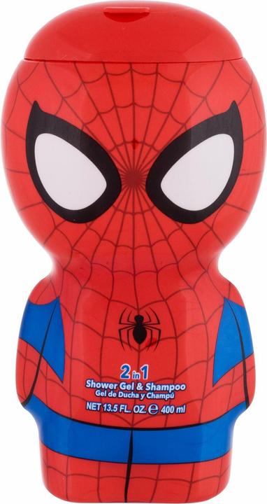 Actual product image Spiderman shower gel (400 ml, Liquid shampoo)