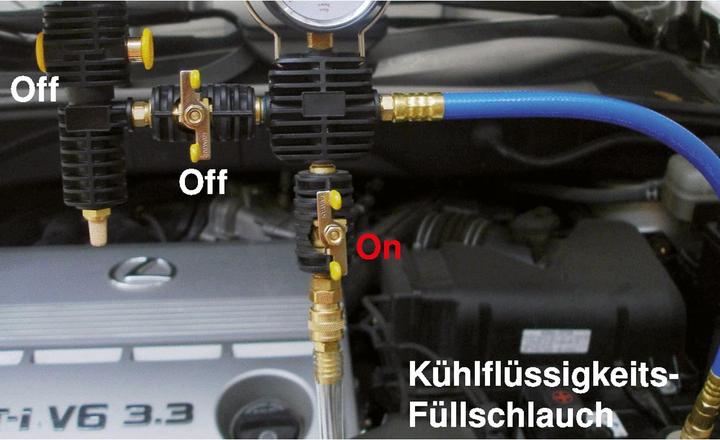 Actual product image KS Tools Cooling system diagnostic service kit