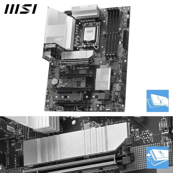 Produktbild MSI PRO B860-P WIFI (LGA 1851, Intel B860, ATX)