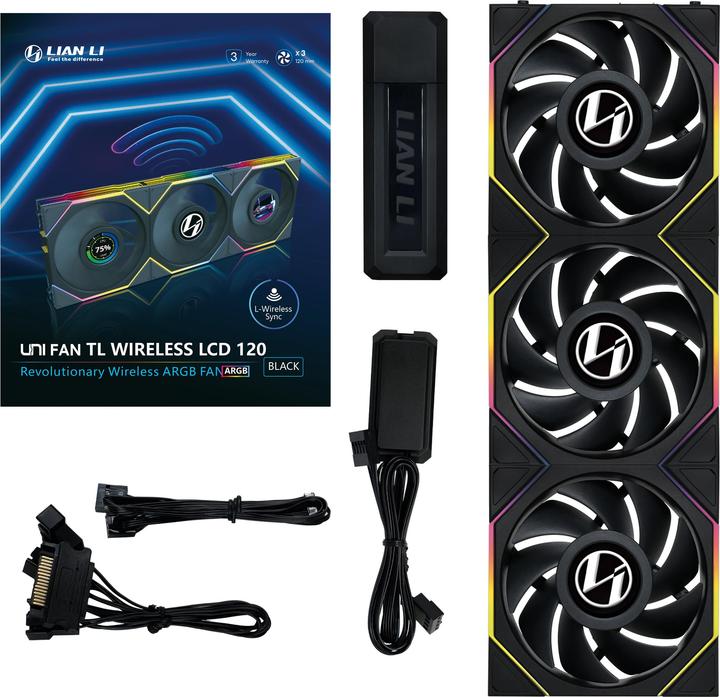 Productafbeelding Lian-Li UNI FAN TL Wireless (120 mm, 3x)