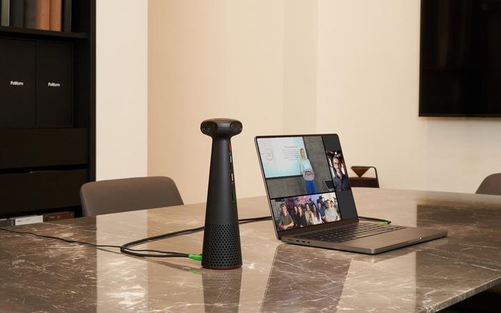 Actual product image Ipevo KFT Conference Camera Totem 360 Micro black