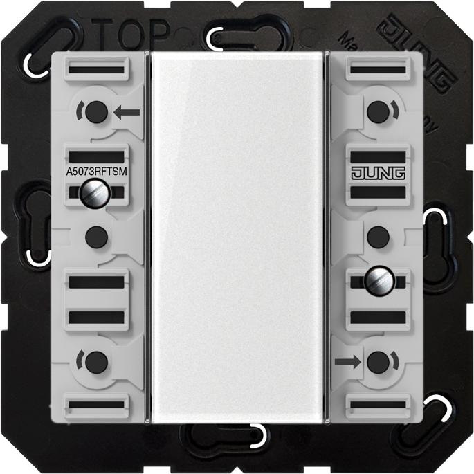 JUNG, Zubehör Schalterprogramm, Wandsender-Eins KNX-Funk A AP 3Kan A5073RFTSM
