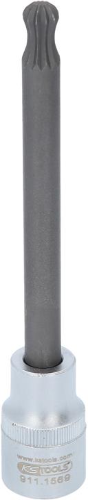 Produktbild KS Tools 1/2" Spezial-Bit-Stecknuss für Vielzahn-Schrauben am Ansaugkrümmer mit Kugelkopf, 10 mm ( (10 mm)