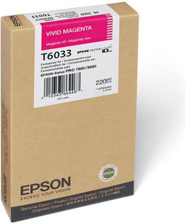 Actual product image Epson T6033 Vivid (M)