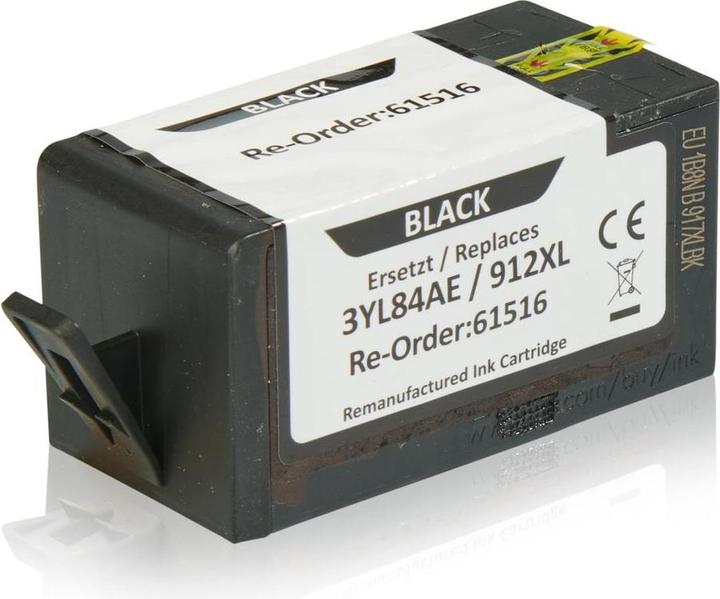 Produktbild Inkadoo Druckerpatronen kompatibel zu HP 3YL84AE / 912XL Tintenpatrone, schwarz Schwarz (BK)