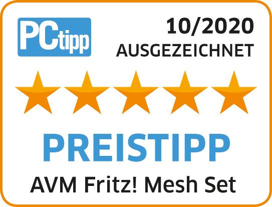 Actual product image AVM FRITZ! Mesh Set: FRITZ!Box 7590 und FRITZ!Repeater 2400