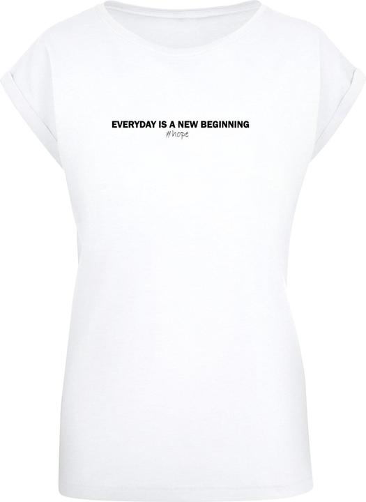 Produktbild Merchcode Ladies Hope Extended Shoulder Tee - 112549 (3XL)