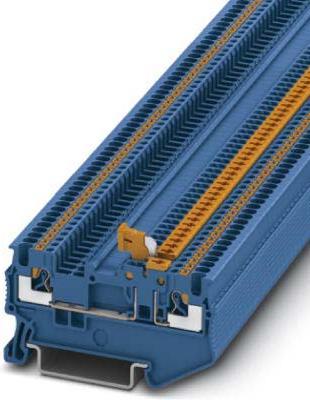Produktbild Phoenix Contact PT 1,5/S-MT BU 3210302 Messertrennklemme Polzahl: 2 0.14 mm² 1.50 mm² Blau 50 St.