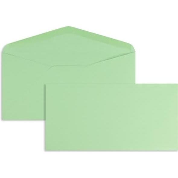 Thumbnail - Blanke, Briefumschlag, Briefumschläge DINlang 120g/qm gummiert VE=100 Stück pistazie (110 x 220 mm, 100 x)