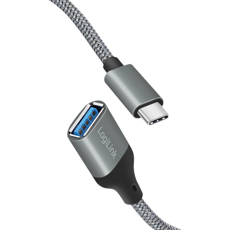 Thumbnail - LogiLink USB C – USB A (0.15 m, USB 3.2 Gen 1), USB Kabel