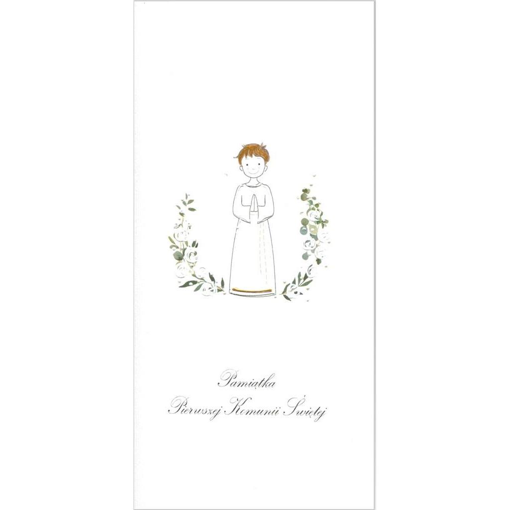 MAK, Biglietto di auguri + Carta da lettere, Kommunionkarte DL K18 - Junge Alba