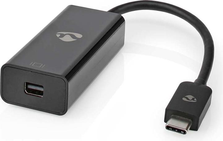 Produktbild Nedis CCGB64453BK02 USB-Adapter USB 3.2 Gen 1 USB-C™ Stecker Mini DisplayPort Buchse 0.2 m Rund Vern (USB Typ-C, 20 cm)