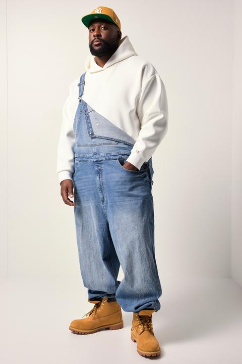 Actual product image Sthuge jeans dungarees, baggy fit, up to 8 XL (L)