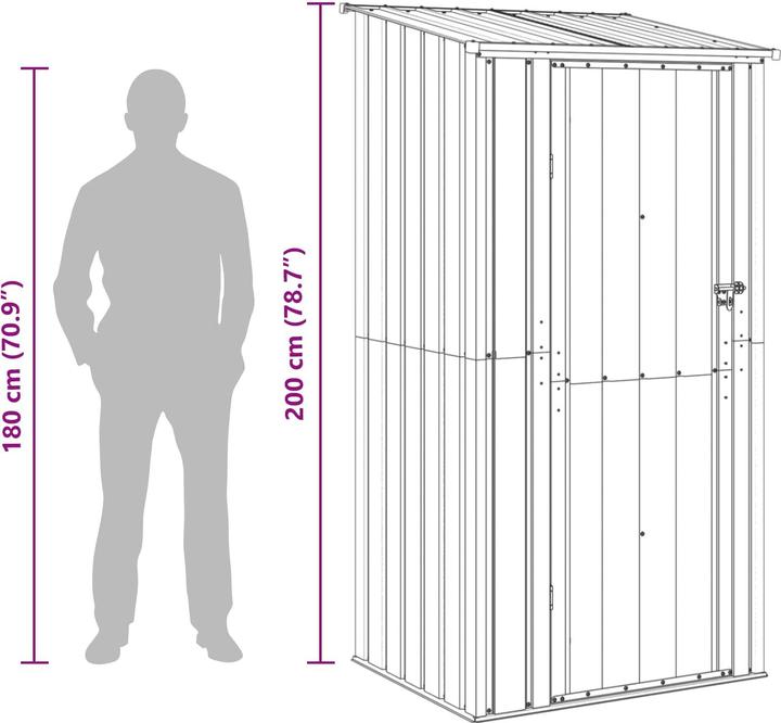 Produktbild vidaXL Garten Shed