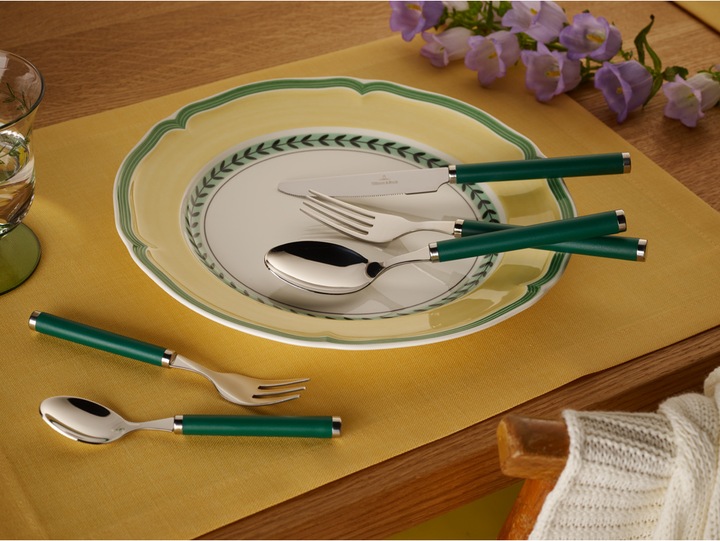 Produktbild Villeroy & Boch Tafelbesteck 24tlg. Play! green garden (24 Stück, Besteck Set)
