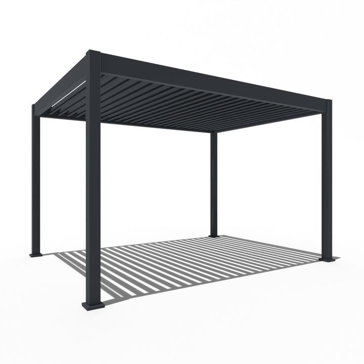 Weide Pergola elettrica 3x4m antracite con LED