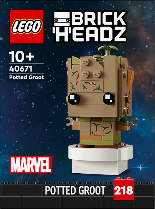 Produktbild LEGO Groot im Topf (40671, LEGO Brickheadz)