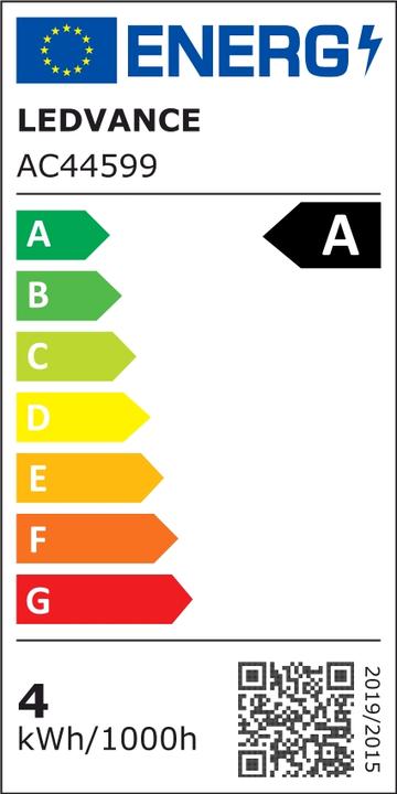 Energie-Label Ledvance LED-Lampe (E27, 3.80 W, 806 lm, 1 x, A)