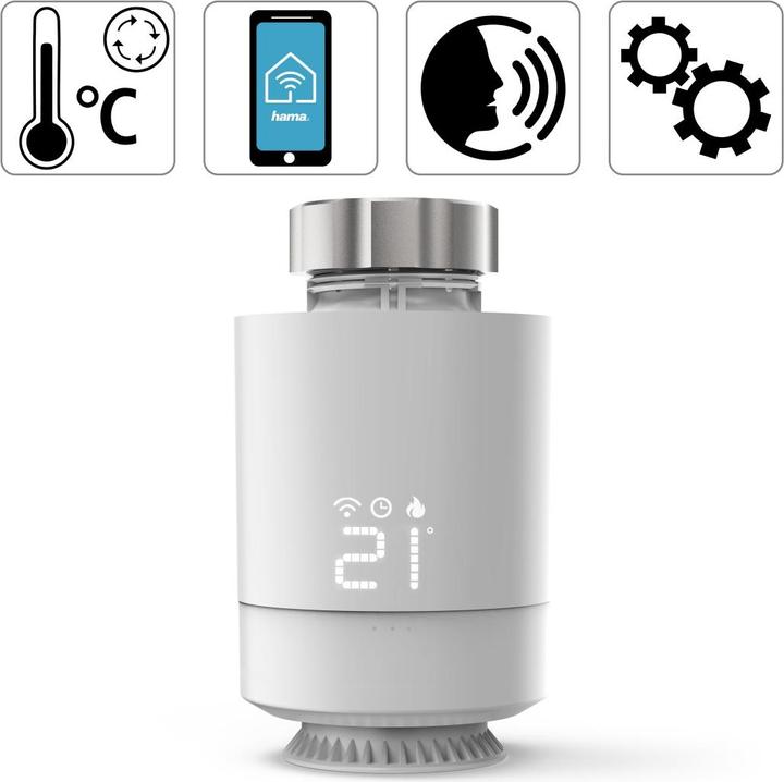 Actual product image Hama Smart radiator thermostat