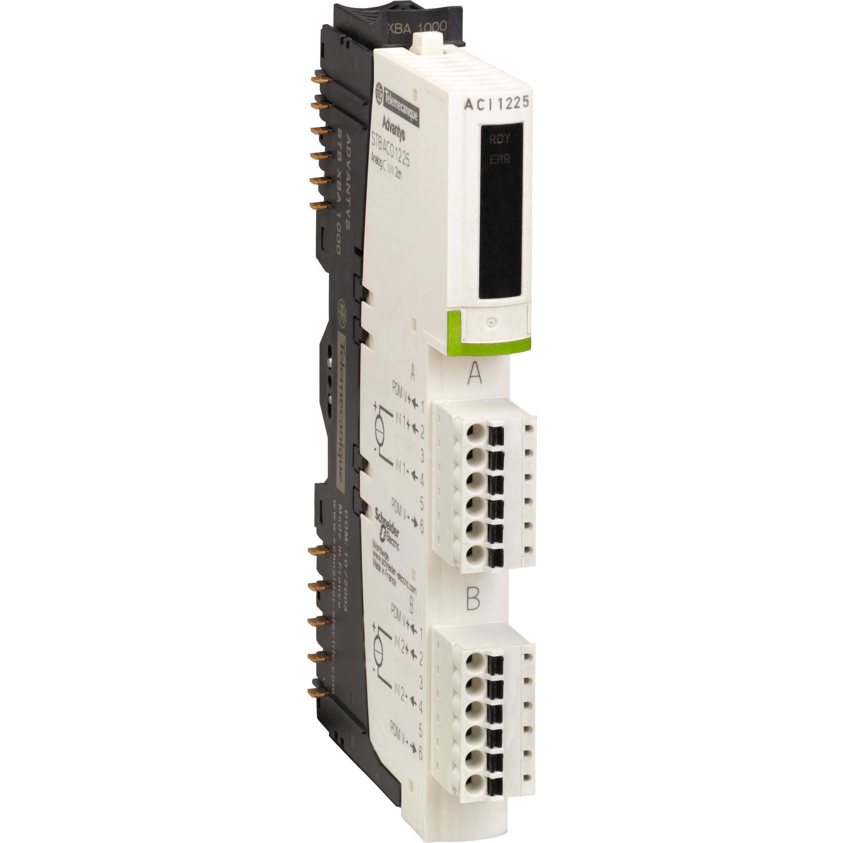 Thumbnail - Schneider Electric Grundset für Analogeingang STB, 4-20mA, STBACI1225K, Elektronikmodul